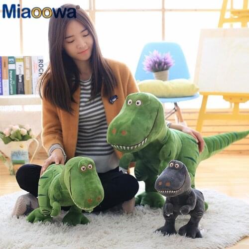 1Pc 40cm New Dinosaur Plush Toys Cartoon Tyrannosaurus Cute Stuffed Toy Dolls As Birthday Gift For Children