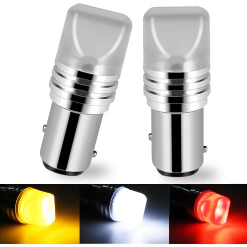 1PCS Car Led Strobe Light Motorcycle Brake Reverse Lights Parking Led Bulb Decoration Colorful Warning 12V Rear Tail Trunk Lamp