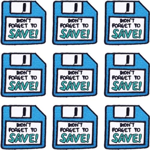 10Pcs/Lot Letter Patch Iron On Patches For Clothes Slogan Embroidered Patches For Clothes Patch With Slogan Applique Decor