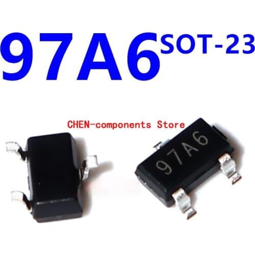 100pcs Triode 97A6 SOT-23