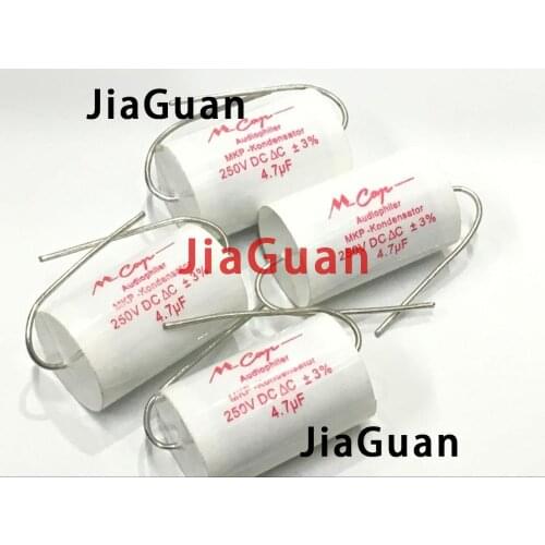 2PCS Germany Mundorf Mcap 4.7UF 250V MKP new capacitor M-cap 475/250V audio Non-Polar coupling amplifier 4U7