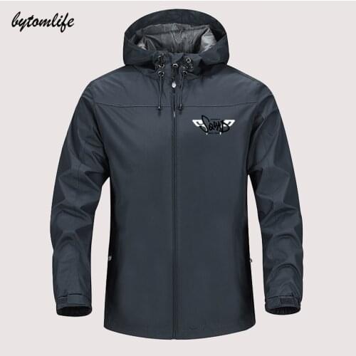 2021 Comfortable Dynafit Winter Jacket Men Lightweight Hooded Zipper Waterproof Coat Windproof Outdoor Sportswear Asian Size