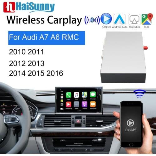 Wireless Carplay For Audi A6 C7 A7 RMC 2011 2012 2013 2015 2016 Support Multimedia Voice GPS Navi Android Auto Reverse Retrofit