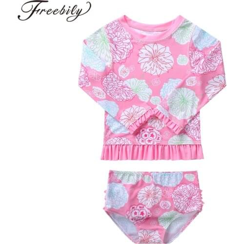 New Childrens Swimwear Two Piece Swimsuit For Girls 2021 Summer Bikini Sets Kids Swimsuit 2pcs Lovely Swimming Bathing Suits