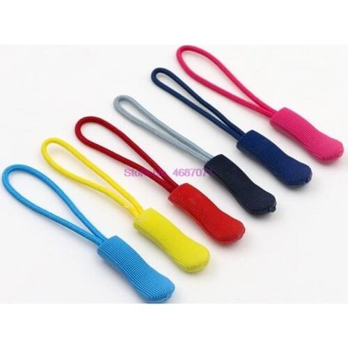 By DHL 500set 8pcs/set Zipper Pull Puller End Fit Rope Tag Fixer Tab Replacement Clip slider Buckle Travel Bag Clothes Sturdy
