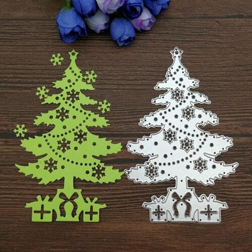 Hot Sale Christmas tree Metal Steel Embossing Template Cutting Die Stencil For DIY Scrapbooking Card Decorative Album Craft