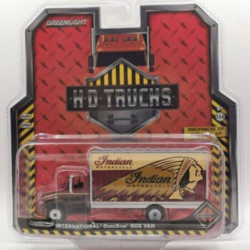 GreenLight 1:64 INTERNATIONAL DURASTAR BOX VAN Alloy model car Metal toys for childen kids diecast gift