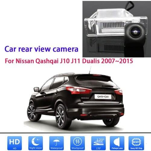 HD Fisheye Starlight Night Vision Car Rear View Camera For Nissan Qashqai J10 J11 Dualis 2007 ~ 2015 Reverse Camera high quality
