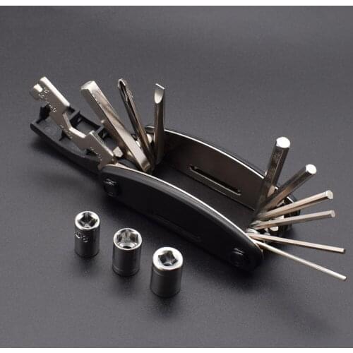 2020 New 16 in 1 Bicycle Tools Sets Mountain Bike Bicycle Multi Repair Tool Kit Hex Spoke Wrench Mountain Cycle Screwdriver Tool