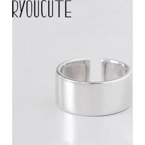 New Arrivals Vintage Smooth Rings For Women Large Adjustable Size Finger Ring Fashion Boho Jewelry