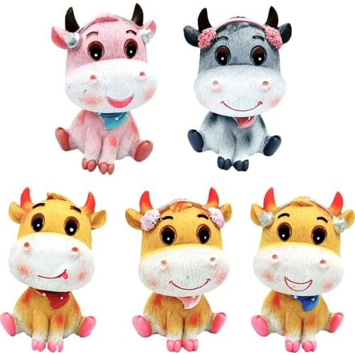 Nodding Head Animals Statues Dashboard Decor Car Dashboard Decoration