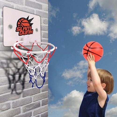 Plastic Basketball Backboard Hoop Mini Netball Board Box Net Set Children Toys for Outdoor Exercise Sport Ornaments