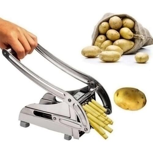 Stainless Steel Home French Fries Potato Chips Strip Slicer Cutter Chopper Chips Machine Making Tool Kitchen Accessories Tools