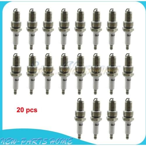 20pcs F7TC Spark Plug For GX120 GX160 GX200 Generator Lawnmower Water Pump Go Kart Mini Bike