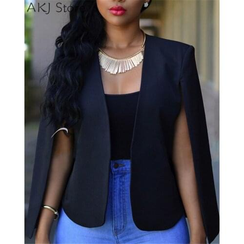 Women Solid Color Slim Long Sleeve Casual Blazer Coat