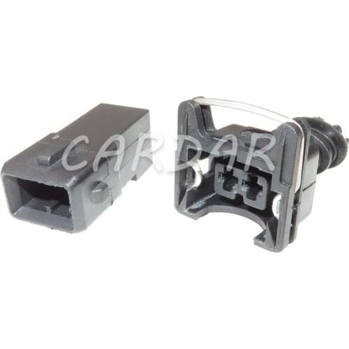 1 Set 2 Pin 282762-7 EV1 Auto Fuel Injector Plug Car Waterproof Electrical Wire Connector Automobile Socket