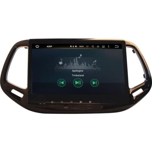 10.1 Inch Android Octa Core 4GB RAM IPS Screen Car GPS Navigation with Bluetooth For Jeep Compass 2016- Car Multimedia Player