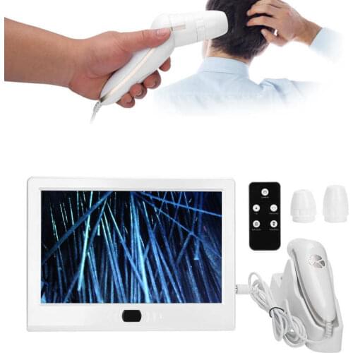 13inch Skin Analyzer Machine Scalp Detector Rechargeable Hair Follicles Oil Moisture Tester Facial Skin Hair Analyser Machine