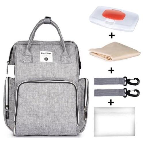 2018 Fashion Mummy Maternity Multifunctional Diaper Bag Backpack Nappy Bag Desinger Nursing Bag for Baby Care Nursing Bag