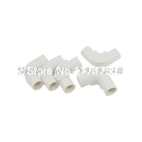 5 Pcs 90 Degree Elbow PVC Pipe Fittings Adapter Connector 20mm Inner Dia