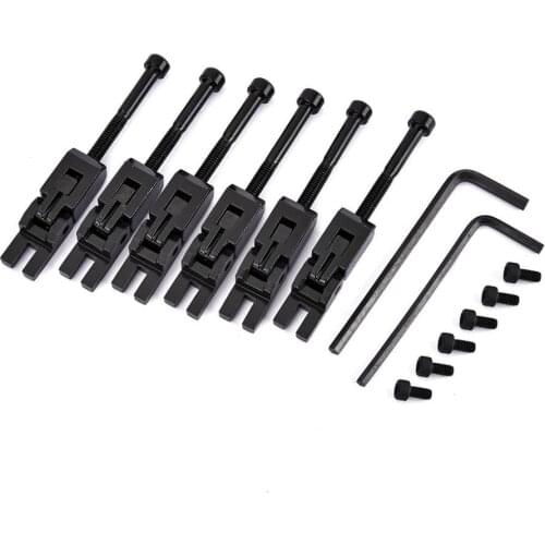6Pcs Double Locking System String Saddles for Floyd Rose Guitar Tremolo Bridge