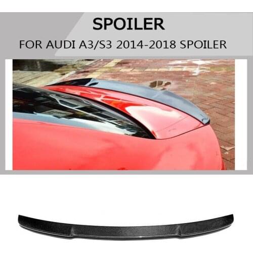 A3/s3 2018 Carbon Spoiler for AUDI A3 S3 2014 2015 2016 2017 2018 v still