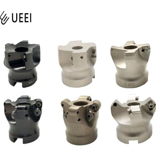 BAP400R BAP300R EMR5R EMRW6R KM12 RAP300R 40 50 Face Mill Cutter Flutes Endmill Right Angle Shoulder Face Mill Cutter for Insert