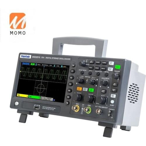 DSO2D15 Digital Oscilloscope Meter Desktop Oscillograph Oscillometer 7 Inch TFT LCD Screen 2CH+1CH Channels 150MHz