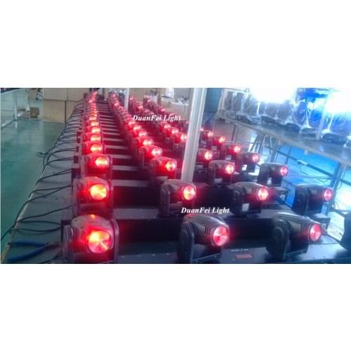 DunFly DuanFei Light RGBW 4in1 moving 4x10w led pixel beam moving bar light led moving head lights10w