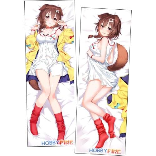 Hobby Express Anime Dakimakura Japanese Otaku Waifu Hugging Body Pillow Cover Inugami Korone 201050