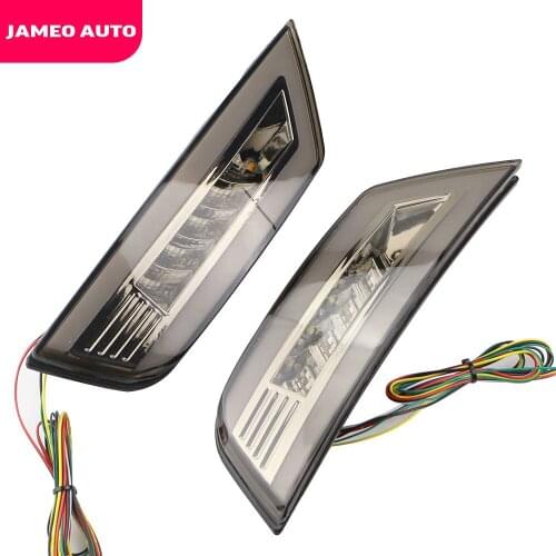 Jameo Auto 2Pcs/Set Car Rear Bumper Lights Assembly for Ford Ecosport 2013 2014 2015 2016 2017 Back Bumper Lamps