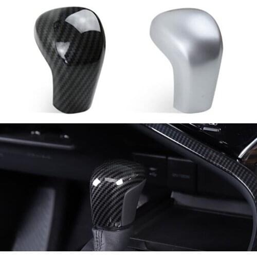 YAQUICKA Car Interior Gear Shift Knob Head Cover Trim Styling Sticker For Toyota Camry 8th 2018 ABS Accessories 2 Colors