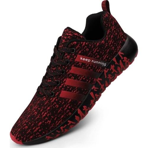Mens Womens Shoes 2021 New Mesh Running Shoes Breathable Comfortable Lace Running Shoes Womens Fashion Sneakers Big Size 38-47
