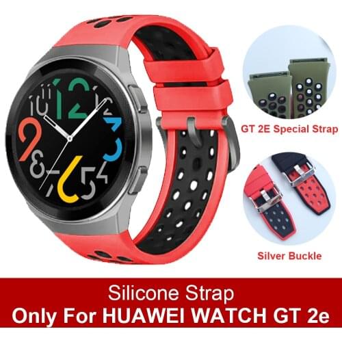 Official Style Soft silicone Band for HUAWEI WATCH GT 2e Strap Correa Wristband for HUAWEI GT2E Special Straps Watchband ремешок