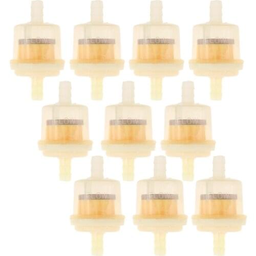 Set of 20 Petrol Inline Fuel Filter Motorcycle Part Fit 1/4''and 5/16'' Lines