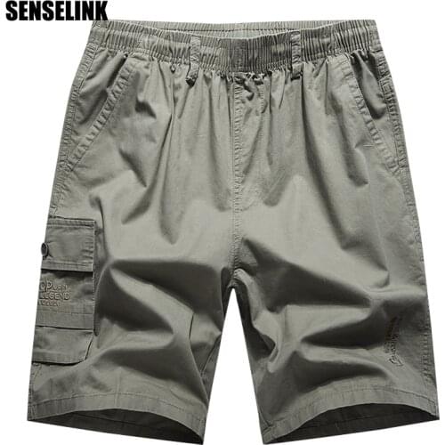 New 2021 Summer Mens Brand Fashion Casual Shorts cotton Beach Classic Plus Size Breathable Comfortable Shorts Pants 5XL