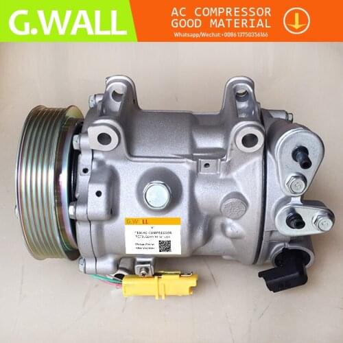 For AUTO A/C COMPRESSOR FOR CAR CIROEN C5 C6 2.2 DHi 607 2.2 9648138980 9654764280 9656574080 9660555380 9683055180