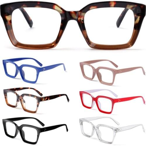 Fashion Oversized Square Reading Glasses for Women Men Large Frame Presbyopia Eyeglasses Diopter +1.0~+3.0 Reading Glasses