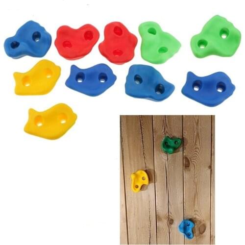 1Pcs Climbing Frame Mixed Color Rock Climbing Wall Stones Hand Feet Hold Grip Children Kids Toys -Small Size