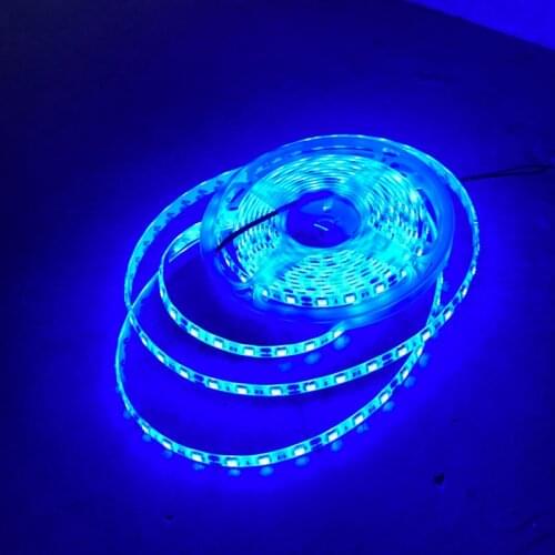 5050 60 Leds/M Blue Waterproof Light Strip Set DC12V 5M Tape Light LED Human Infrared Sensor 12V3A Power Supply Adapter EU plug