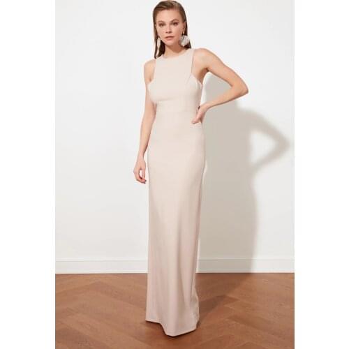 Trendyol Collar Detail Evening Dress & Prom Gown TPRSS21AE0012