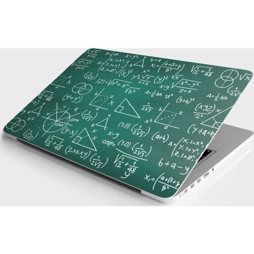 Sticker Master Math Background Laptop Vinyl Sticker Skin Cover For 10 12 13 14 15.4 15.6 16 17 19 " Inc Notebook decal for Macbook,asus,Acer,Hp,Lenovo,Huawei,Dell,Msi,Apple,Toshiba,Compaq