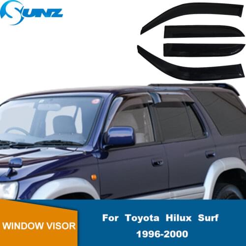 Side Window Deflectors For Toyota Hilux Surf 1996 1997 1998 1999 2000 Window Visors Sun Rain Guard Vent Deflectors SUNZ