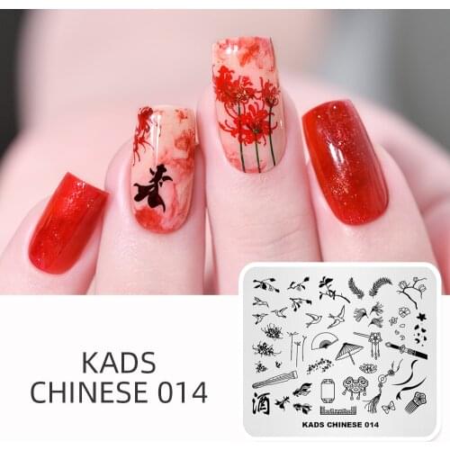 Rolabling 1PC New Flower Pattern Nail Art Stamping Image Plate Manicure Stamper Nail Printing Stamping Template Tools