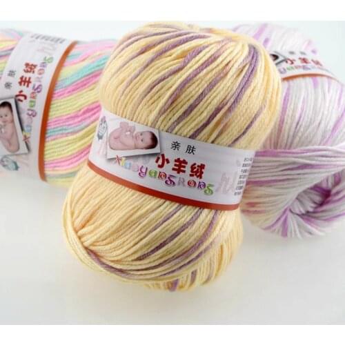 500g/set 10 balls High Quality Warm DIY Baby Yarn for Knitting Children Hand Knitted Yarn Knit Blanket Crochet Yarn