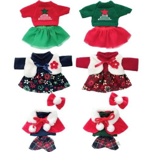 45cm/60cm Clothes for Le Sucre Rabbit Cat Plush Dolls Skirt Sweater Accessories for BJD Dolls Toys for Children Christmas Gifts
