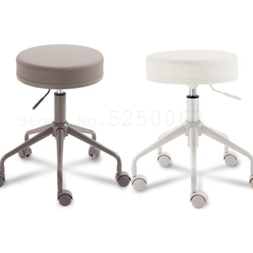 8000 Beauty stool pulley rotating lift backrest work chair hairdressing beauty salon dedicated round chair