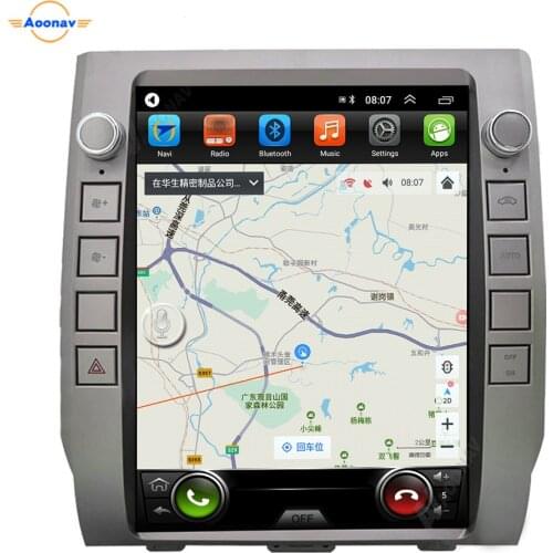 2 din Android car stereo autoradio Tesla style for Toyota tundra 2015-2020 car radio multimedia player GPS navi DVD player