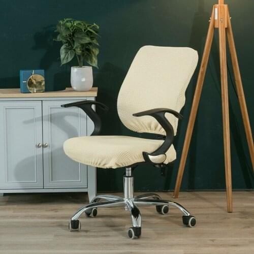 Modern Office Seat Chair Cover Split Computer Armchair Covers Backrest Case Elastic Universal Swivel Chair Cover Seat Silpcovers