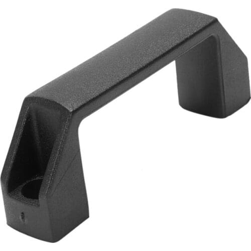 Black 90 mm 8.9 cm hole spacing plastic cabinet drawer pull handle